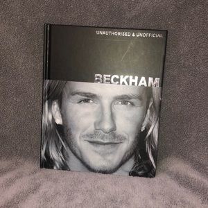 David Beckham coffee table book W/ poster
